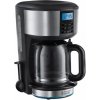 Russell Hobbs Buckingham 20680-56 / kávovar na prekvapkávanú kávu / 1.25L kanvica / displej / nerez / strieborno-čierna (20680-56)
