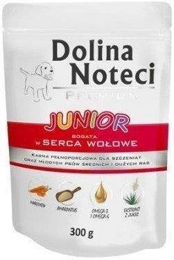 Dolina Noteci Premium Junior bohaté na hovädzie srdce 300 g