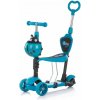 Chipolino Kolobežka s vodiacou tyčou Kiddy Evo 3v1, Ocean
