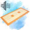Vzduchový filter MF51032 C W204 E W212 ML W166 R W251 S W221 Filtron AP035/6