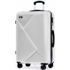 ROWEX Veľký rodinný cestovný kufor s TSA zámkom ROWEX Envelope Farba: Biela 77x48x27 cm ABS