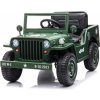 mamido Elektrické autíčko JH-103 vojenská zelená 4x4