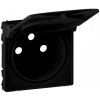 Legrand Slovensko, s.r.o. Valena Life - 756862 - Krytka zásuvky 2P+T IP44 - Čierna