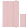 CEBA Podložka prebaľovacia cestovná (80x50) Basic Pink W-307-000-129