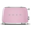 SMEG Topinkovač na 2 plátky, 198x310x195 mm, pastelově růžový | SMEG, 50's Style