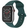 mobilNET silikónový remienok na Apple Watch, 38-41mm (S), tm. zelený