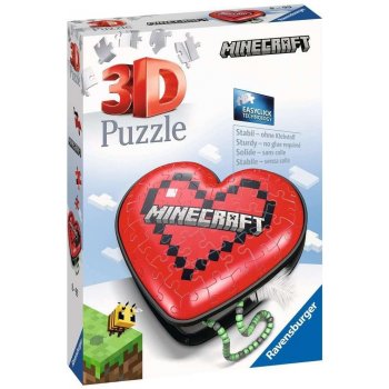 RAVENSBURGER 3D puzzle Srdce Minecraft 54 ks