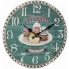 Vega 60.3045.13 TFA VINTAGE Cupcakes Analógové nástenné hodiny v retro štýle