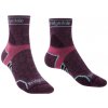TRAIL RUN Lightweight T2 Merino Sport 3/4 Crew Wmn Damson Veľkosť: M, Veľkosť UK: 5 - 6,5, Veľkosť EU: 38 - 40