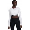Dámske funkčné tričko s dlhým rukávom Nike PRO DF 365 CROP LS W biele FV5484-100 - XXL