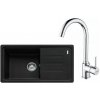 FRANKE SETG267MČ fragran.drez 780x435mm BSG 611-78/39 Čierna mat+batéria FP 9000.031 Chróm FRA 114.0700.754