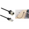 Sieťový predlžovací kábel RJ45 RENKFORCE RF-4394130, CAT 5e, F / UTP, 3.00 m, čierna