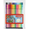 Fixa STABILO Pen 68 súprava 24+6 ks neónová v puzdre