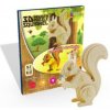 NiXiM Dřevěné 3D puzzle/Veverka (Puzzle)