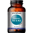 Viridian Vitamin D3 K2 90 kapslí
