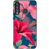 Picasee silikónový čierny obal pre Huawei P30 Lite - Hibiscus
