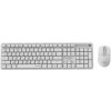 Gembird KBS-WMS-01-W-CYRL Bezdrátová stolní sada Silent Key Pro Business, bílý, RU rozložení