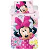 Jerry Fabrics obliečky Minnie ružové 100 x 135 cm 40 x 60 cm