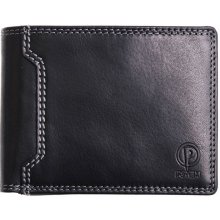 pánska kožená peňaženka Poyem 5208 black
