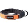 Psí obojok NON-STOP DOGWEAR SAFE COLLAR čierna,oranžová,biela