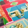 Bigjigs Toys motorická doska západky a zámky