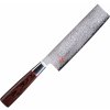 Suncraft Nakiri japonský damaškový kuchársky nôž 16,5cm Pakkawood