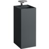 Voľne stojace umývadlo Laufen Kartell 37,5x43,5 cm čierna mat bez prepadu H8113317581111