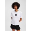 KARL LAGERFELD JEANS KLJ REG K LOGO TEE WHITE