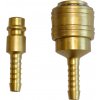GÜDE rýchlospojka / vsuvka s tŕňom na hadicu, 9mm, sada 41008