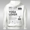 Yoga Lover Label dámska mikina s kapucňou