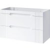 CMD Skrinka do kúpeľne FIJI WHITE 82-100-D-2S alpská biela MDF/laminát 100 cm x 62 cm x 46 cm