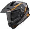 Prilba Scorpion ADF-9000 AIR FEAT Matt Black Silver Orange Veľkosť: XXL (63-64 cm)
