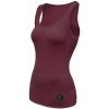SENSOR MERINO AIR dámske tričko bez rukávov port red Veľkosť: L