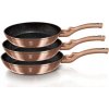 Panvica klasická Berlinger Haus Rosegold Metallic 28 cm s mramorovým povrchom