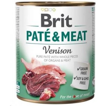 Brit Paté & Meat Venison 0,8 kg