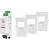 Shelly Pro 3EM 400A biela / Trojfázový merač spotreby / BT 4.2 / WiFi (Pro3EM-400)