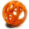 HRAČKY SALAČ Dierovaný loptu oranžový 12,5cm (72/1)