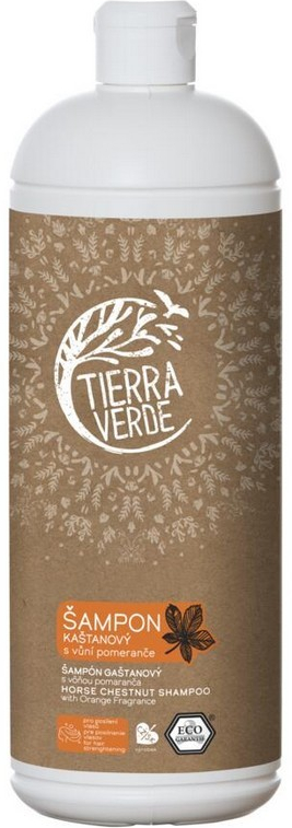 Tierra Verde Šampón gaštanový s vôňou pomaranča 1000 ml