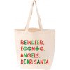 Gibbs M. Smith Inc Christmas List taška Tote Bag