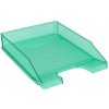 Zásuvka odkladacia PP A4 - zelená transparentná