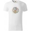 Yin & Yang strom - zima, leto - Tričko z organickej bavlny - 2XL ( Biela )