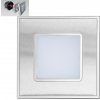 EMITHOR 48303 STEP LIGHT LED/1W,4000K,STEEL/SATIN