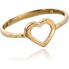 MINET Elegantní zlatý prsten srdíčko Au 585/1000 Velikost prstenu:: 55, Hmotnost (g): 0,9