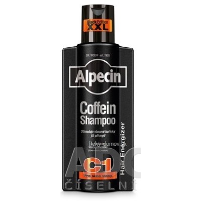 ALPECIN Coffein Shampoo C1 Black Edition kofeínový šampón proti vypadávaniu vlasov 1x375 ml