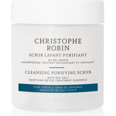Christophe Robin Cleansing Purifying Scrub with Sea Salt čistiaci šampón s peelingovým efektom 75 ml