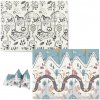 Vzdelávacia skladacia penová podložka 200 x 150 x 1 cm Nukido NK-341 734100
