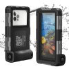 AppleMix Vodotesné TECH-PROTECT Apple iPhone - univerzálne - do hĺbky 15 m (IPX8) - čiré / čierne