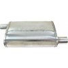 TurboWorkS Stredový tlmič výfuku 70 mm LT 304SS - TWTL322