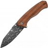 Civivi Placoid Damascus Guibourtia Wood Linerlock C23079-DS1