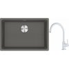 Súprava granitový drez Franke Maris 125.0687.258, kuchynská batéria Franke Lina 115.0626.024